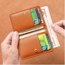 Ansseng Brown Leather Wallet with Card Holders – Timeless Design, Premium Quality, and Compact Organization